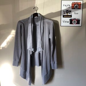 Calvin Klein Performance Drape Front Cardigan